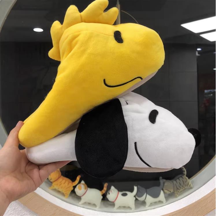 Winter Clothing Cute - Cute Snoopy Plush Slippers Women Cartoon