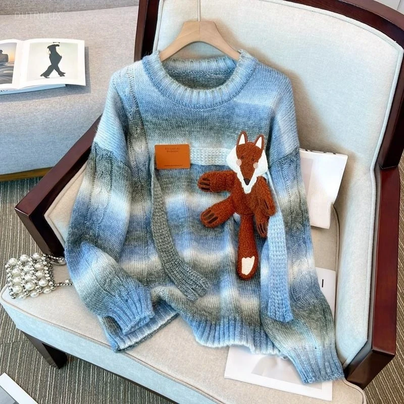 Winter Clothing Korean - Anime Sweater Women Winter Clothing Korean