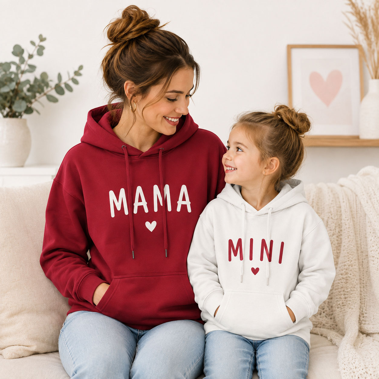 Winter Clothing Name - Custom Family Matching Hoodie Personalized Name