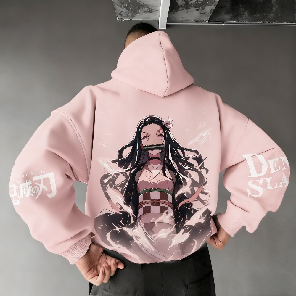Winter Clothing Outfits - Demon Slayer Men's Hoodie Sweatshirt Kamado