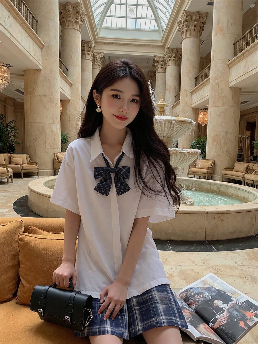 Winter Clothing Korean - Short Sleeve Korean Style Shirts Long