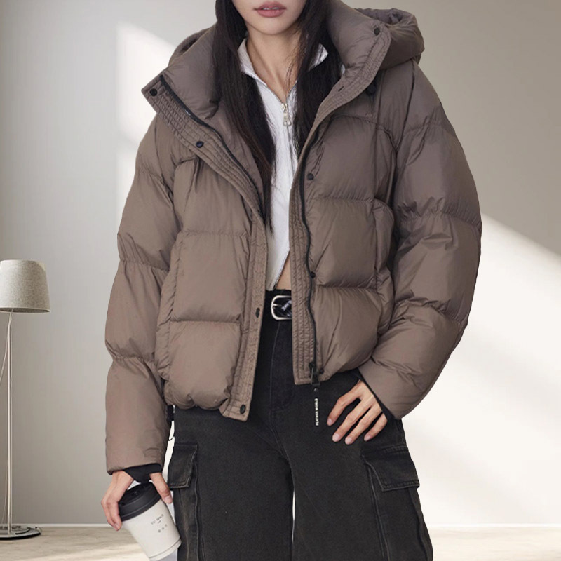 Puffer Jacket Women Down - Women Short White Duck Down Jacket