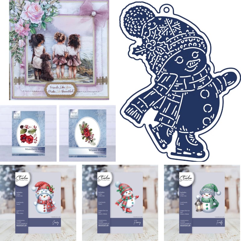 Winter Clothing Jewel - Flurry Cool Jewels Winter Floral Cutting
