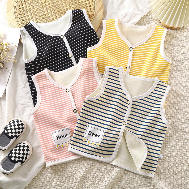 Winter Clothing Korean - Baby velvet vest autumn and winter