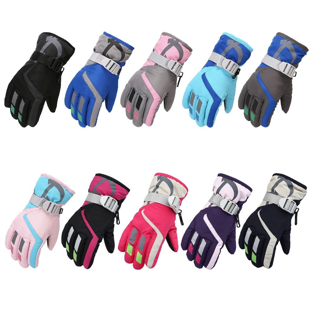 Waterproof Mitten Ski - Boy Girls Ski Snowboard Windproof Gloves