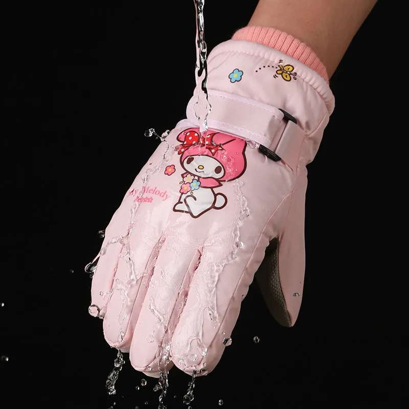 Melody Kuromi Winter Children  - Waterproof Mitten Ski ulasan dan harga