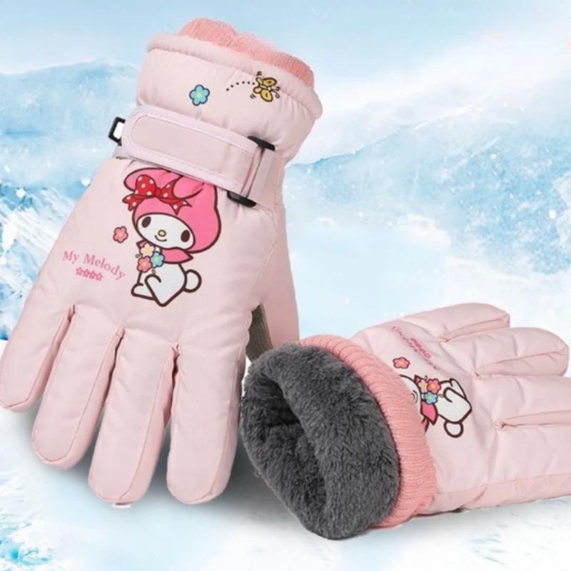 Melody Kuromi Winter Children  - Waterproof Mitten Ski ulasan dan harga