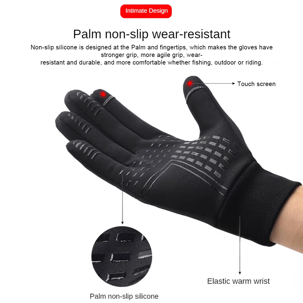 Autumn Winter Men Women Gloves - Waterproof Mitten Ski ulasan dan harga