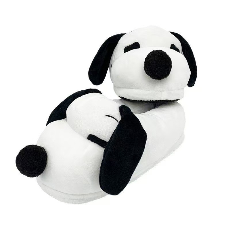 Cute Snoopy Plush Slippers Wom - Winter Clothing Cute ulasan dan harga