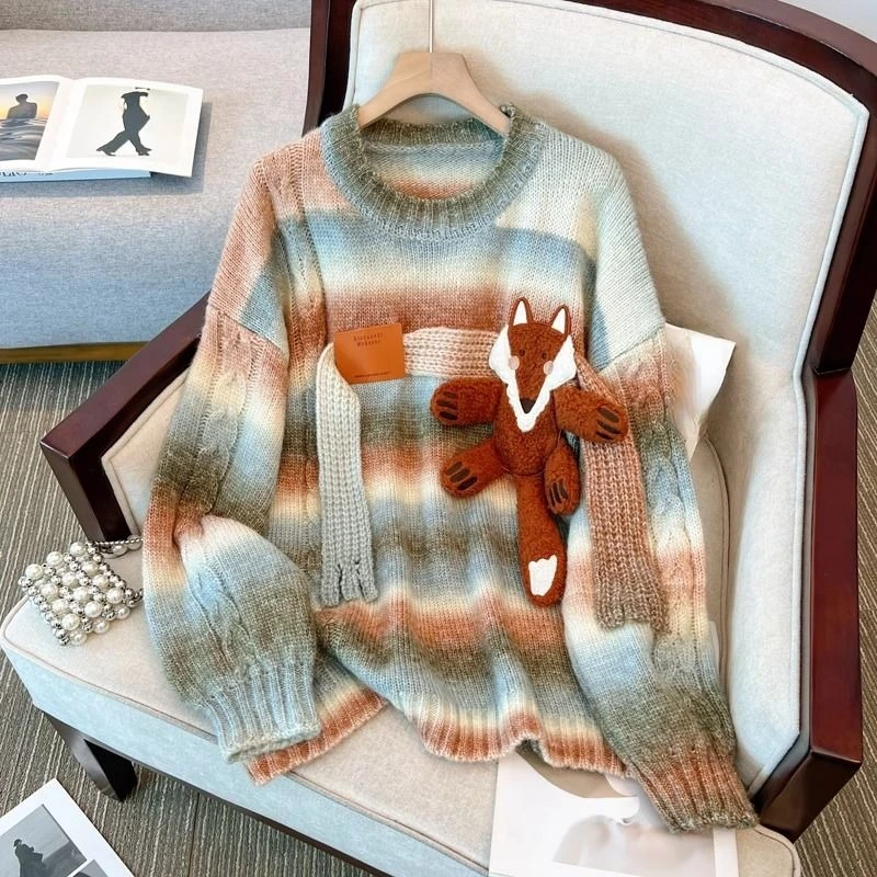Anime Sweater Women Winter Clo - Winter Clothing Korean ulasan dan harga
