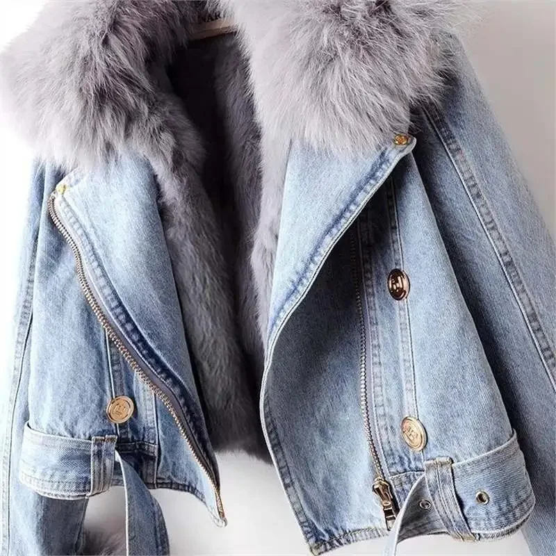 Denim Jacket for Women Short T - Winter Clothing Sales ulasan dan harga