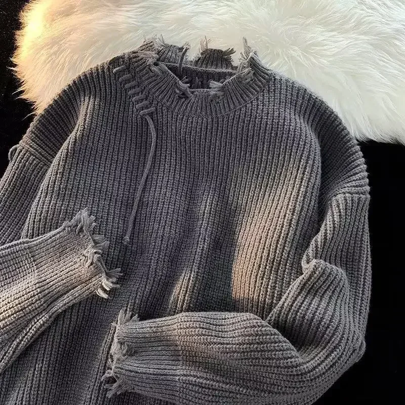 Men's Clothing Pullovers Beige - Winter Clothing Korean ulasan dan harga