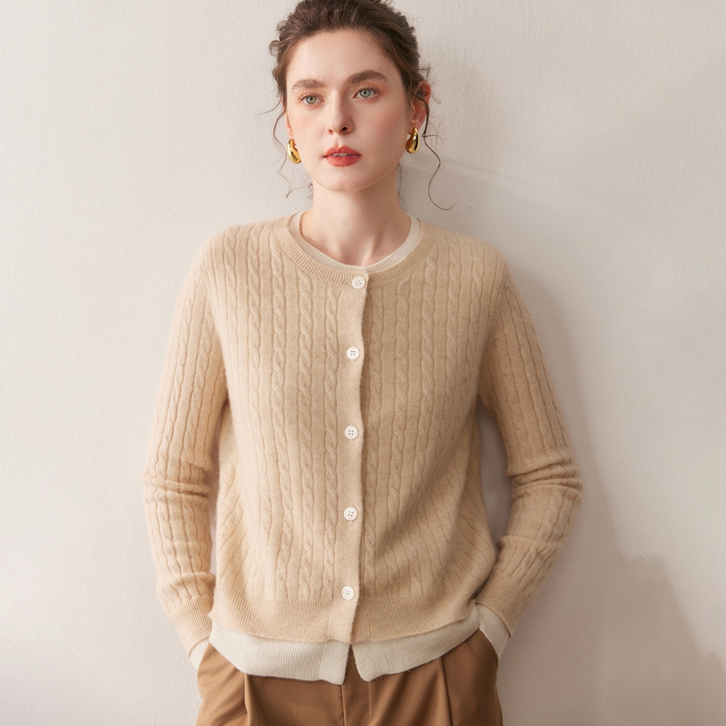Women Cashmere Sweater Cardiga - Winter Clothing Essentials For Women ulasan dan harga