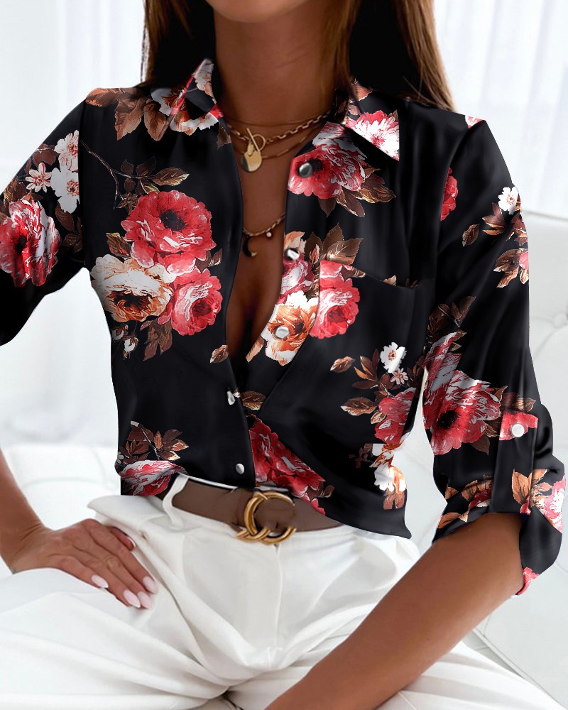Elegant Women Blouse 2023 Spri - Winter Clothing Pinterest ulasan dan harga
