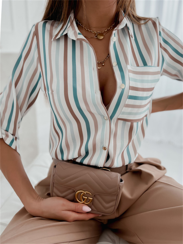 Elegant Women Blouse 2023 Spri - Winter Clothing Pinterest ulasan dan harga
