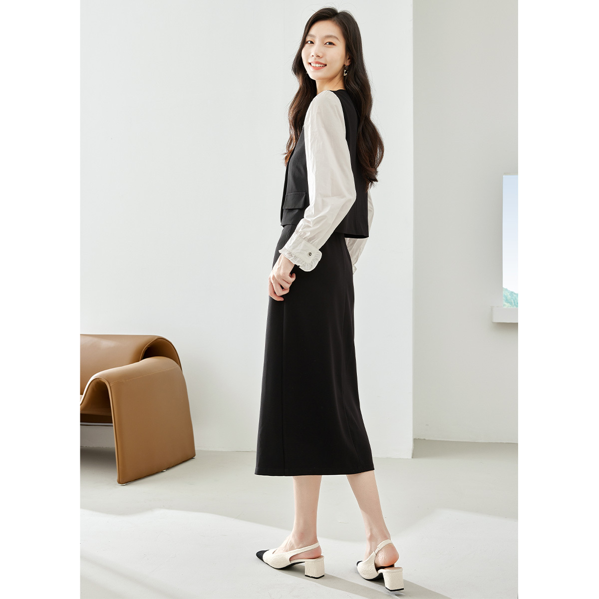 VIMLY Women Elegant Skirt Sets - Winter Clothing Outfits ulasan dan harga