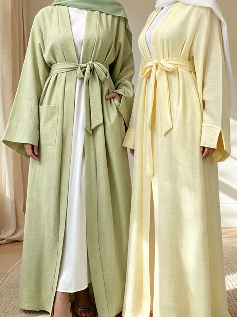 Muslim Women Casual Dubai Abay - Winter Clothing Dubai ulasan dan harga