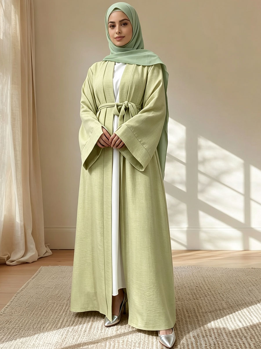 Muslim Women Casual Dubai Abay - Winter Clothing Dubai ulasan dan harga