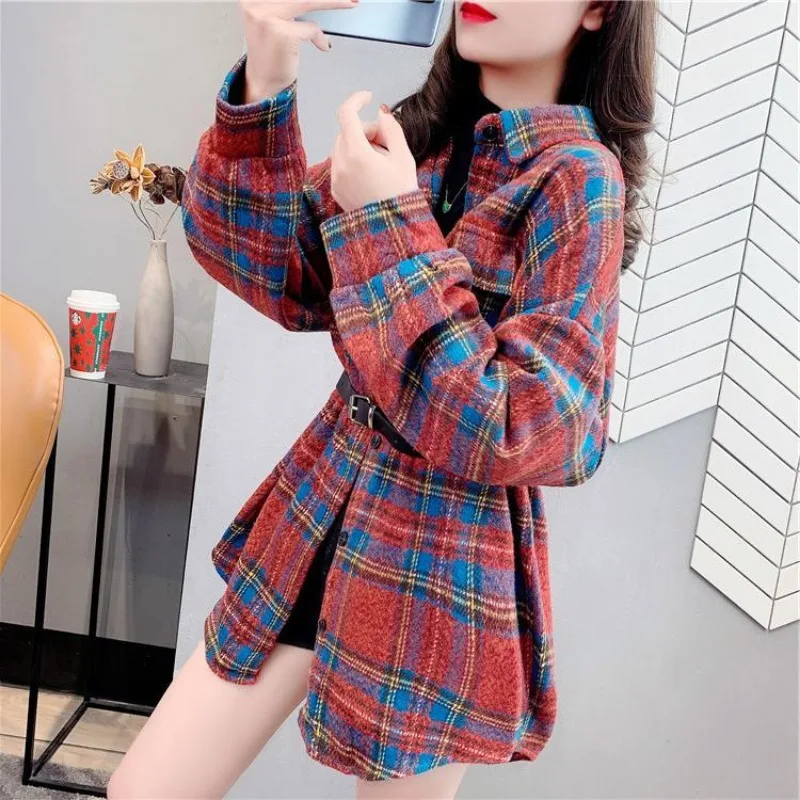 Jacket for Women Check Spring  - Winter Clothing Offer ulasan dan harga