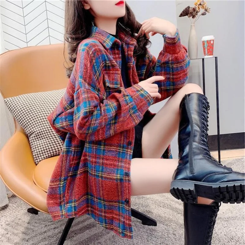 Jacket for Women Check Spring  - Winter Clothing Offer ulasan dan harga