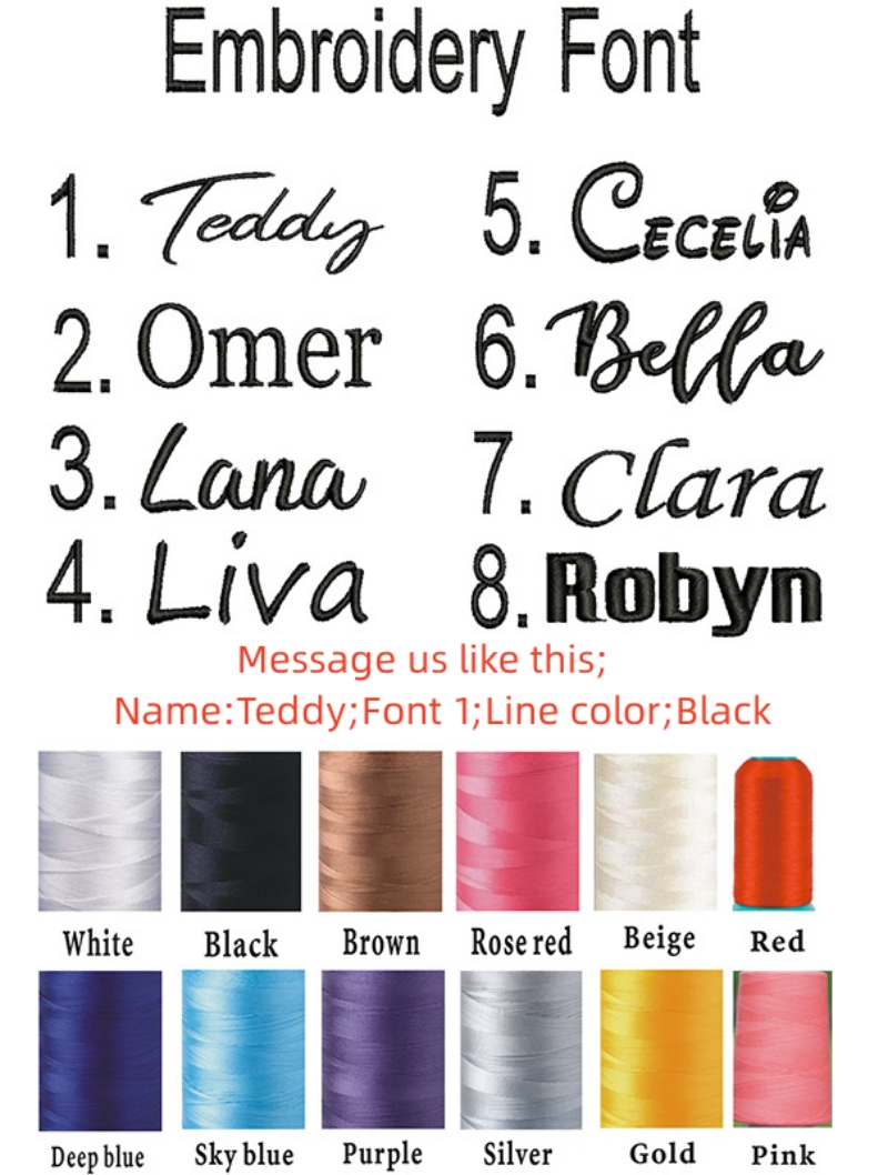 Personalised Embroidery Childr - Winter Clothing Name ulasan dan harga