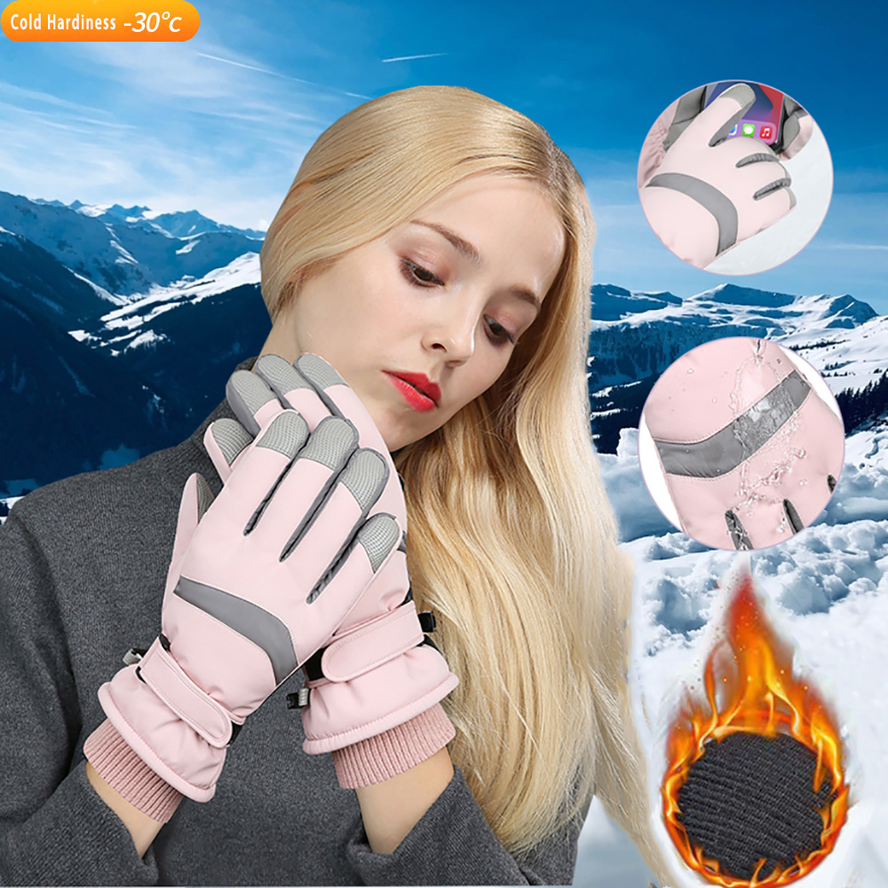 YANBIGUO Ski Gloves Winter Glo - Waterproof Mitten Ski ulasan dan harga