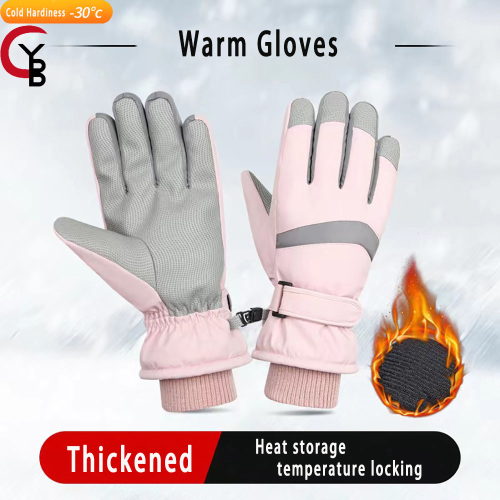 YANBIGUO Ski Gloves Winter Glo - Waterproof Mitten Ski ulasan dan harga