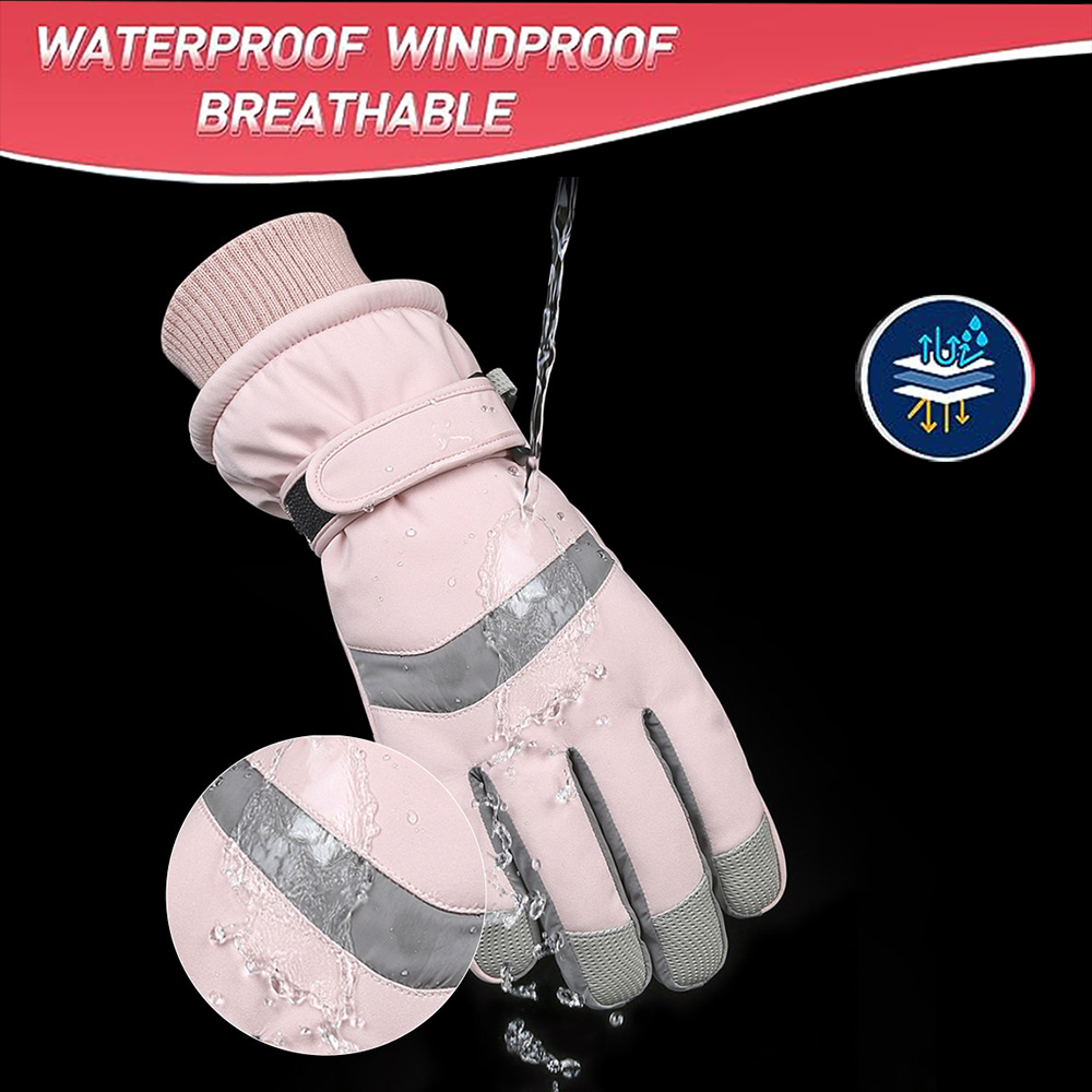 YANBIGUO Ski Gloves Winter Glo - Waterproof Mitten Ski ulasan dan harga