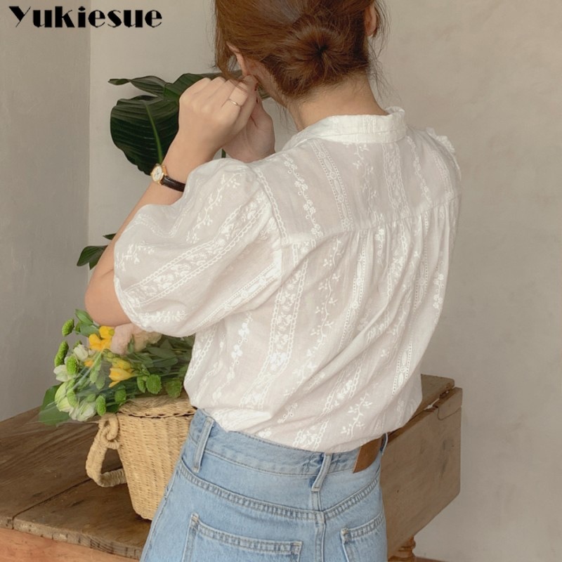 Shirts Women All-match V-Neck  - Winter Clothing Korean ulasan dan harga