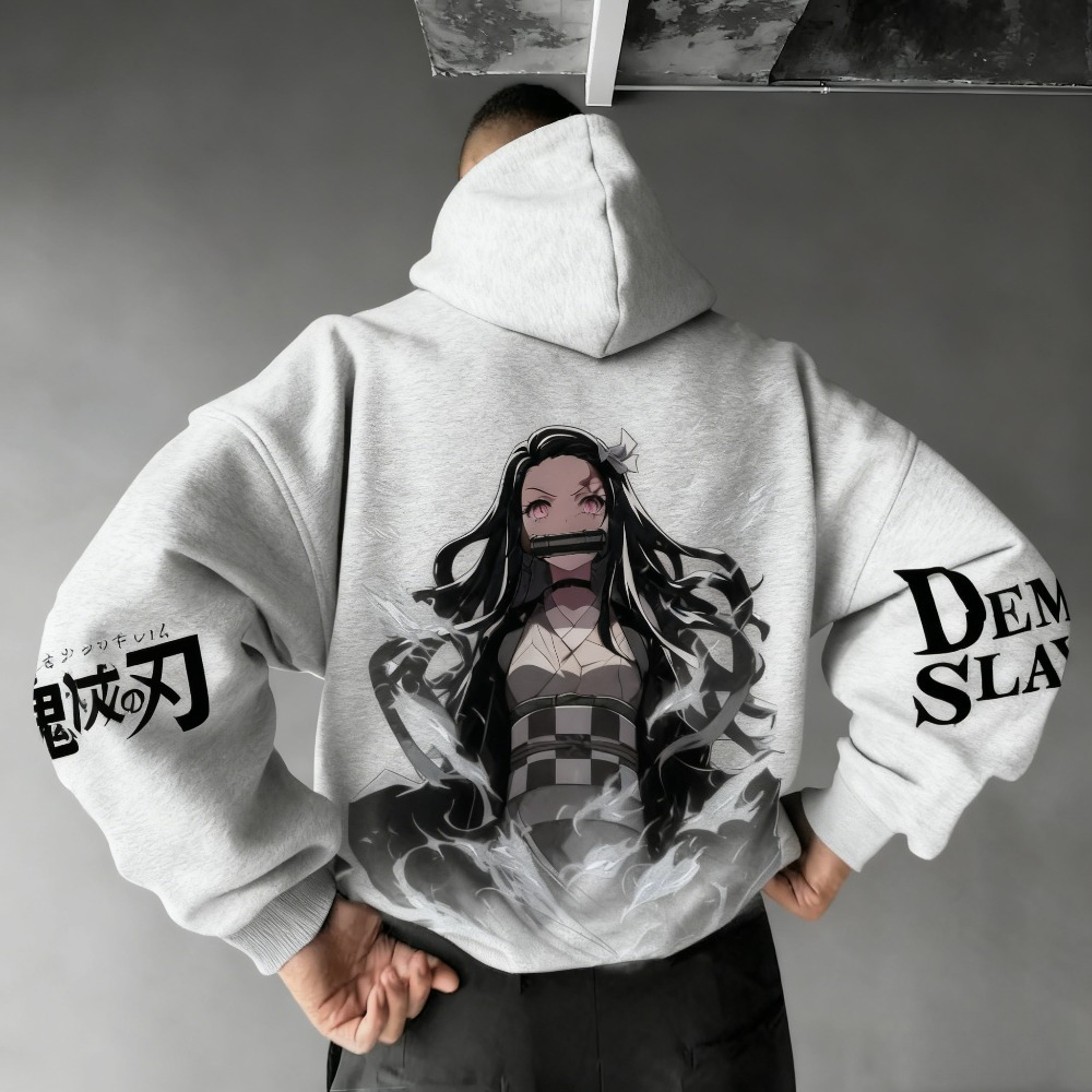 Demon Slayer Men's Hoodie Swea - Winter Clothing Outfits ulasan dan harga