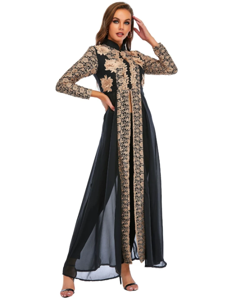 2025 New Women Muslim Dresses  - Winter Clothing Dubai ulasan dan harga