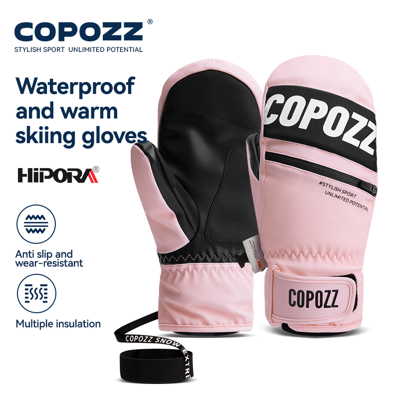 COPOZZ 3M Thinsulate Ski Glove - Waterproof Mitten Ski ulasan dan harga