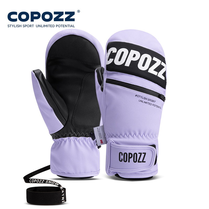 COPOZZ 3M Thinsulate Ski Glove - Waterproof Mitten Ski ulasan dan harga