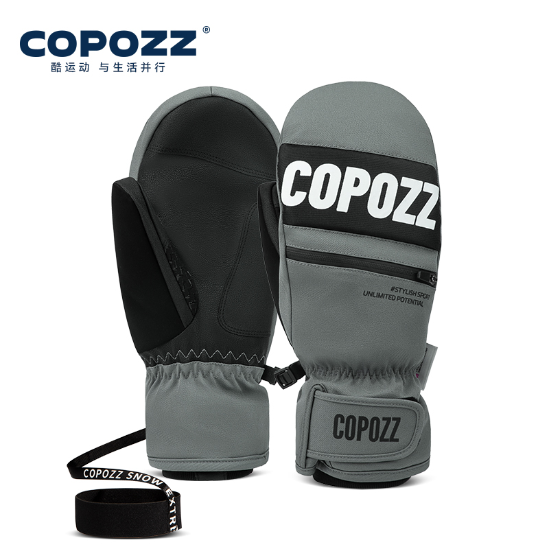 COPOZZ 3M Thinsulate Ski Glove - Waterproof Mitten Ski ulasan dan harga