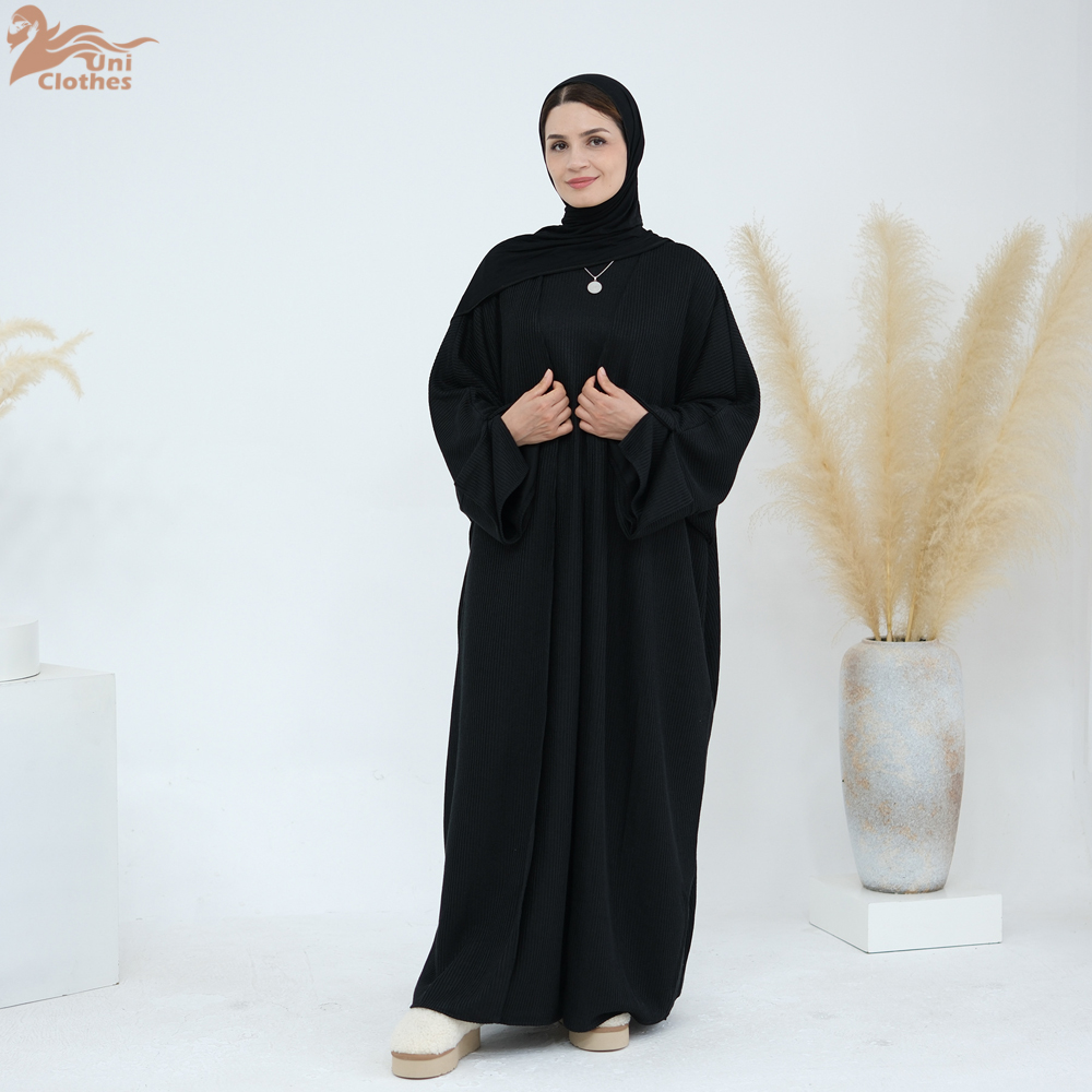 Abaya Thick Knitted Winter Fal - Winter Clothing Dubai ulasan dan harga