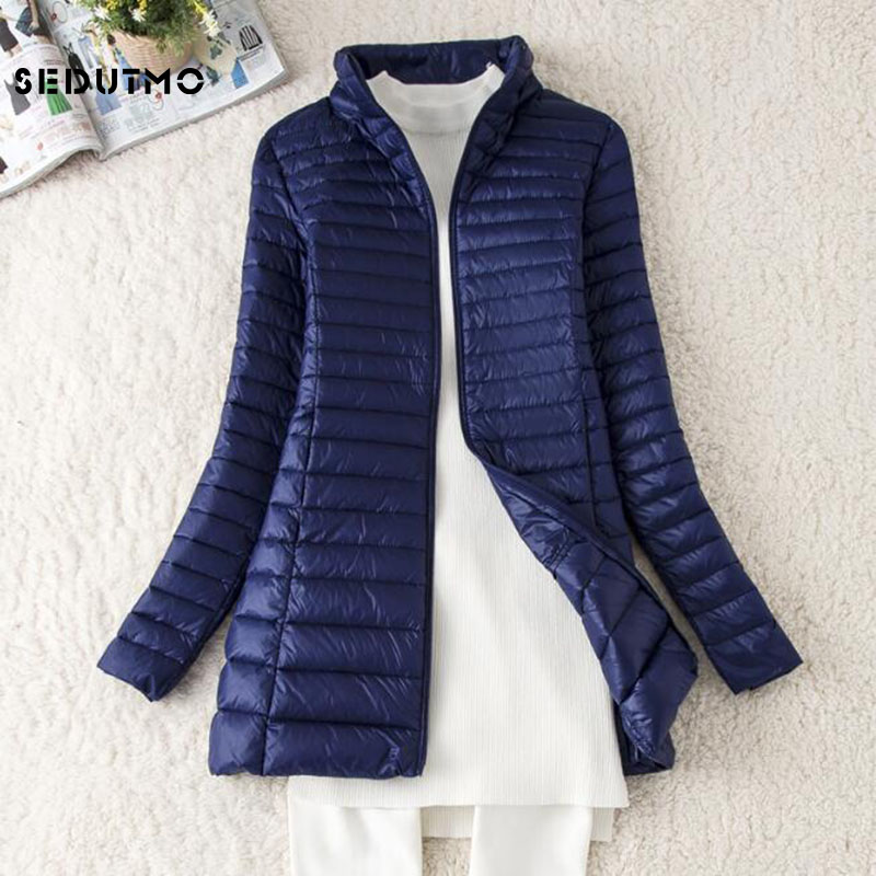 SEDUTMO Winter Long Women Down - Puffer Jacket Women Down ulasan dan harga