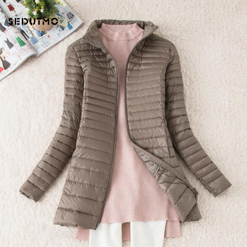 SEDUTMO Winter Long Women Down - Puffer Jacket Women Down ulasan dan harga