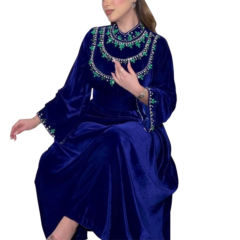 Arabic Muslim Dress Elegant Au - Winter Clothing Dubai ulasan dan harga