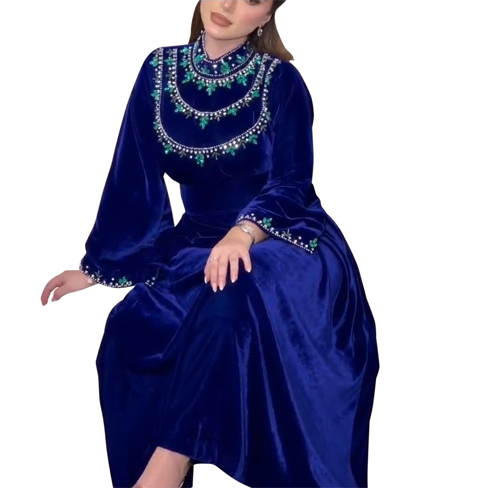 Arabic Muslim Dress Elegant Au - Winter Clothing Dubai ulasan dan harga