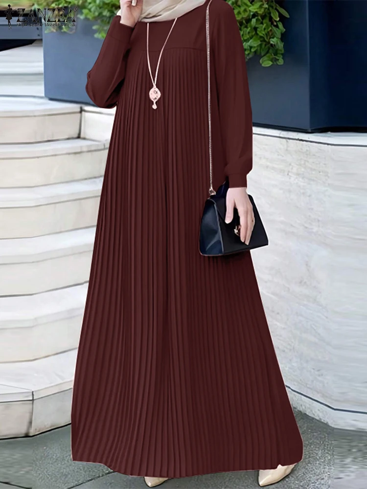 2025 ZANZEA Muslim Abaya Hijab - Winter Clothing Dubai ulasan dan harga