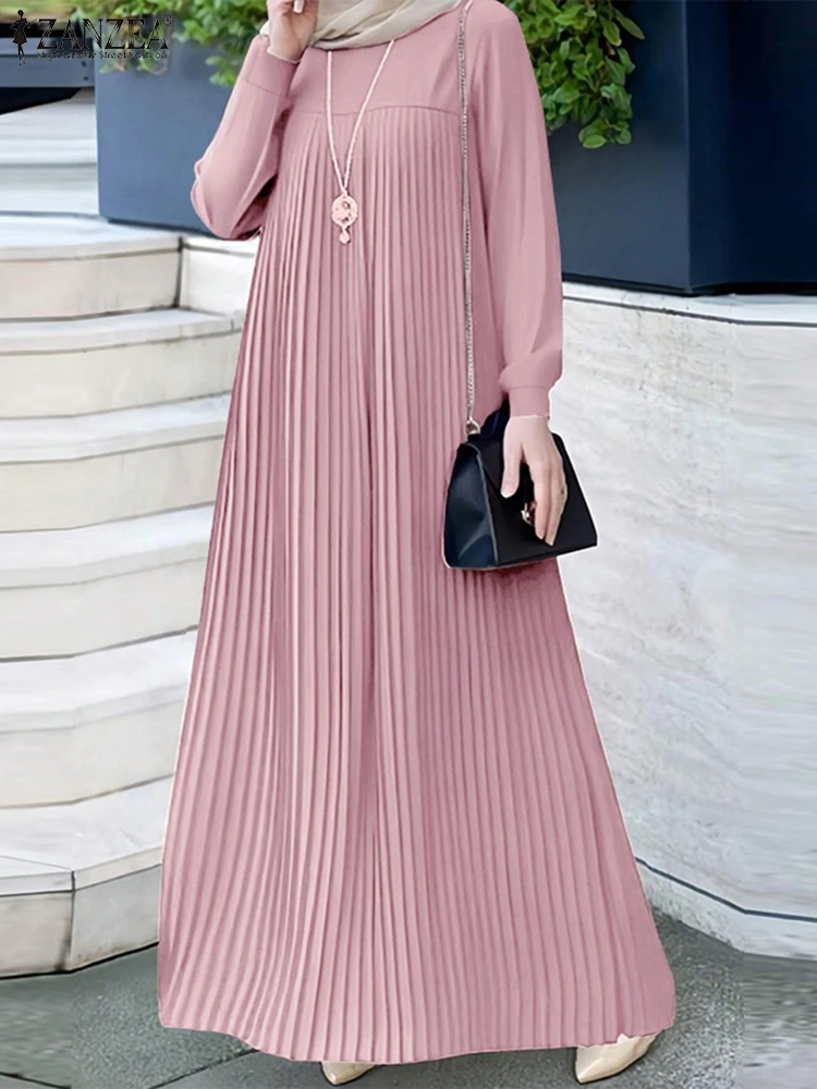 2025 ZANZEA Muslim Abaya Hijab - Winter Clothing Dubai ulasan dan harga