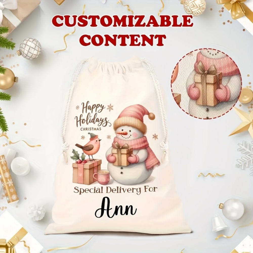 Personalised Christmas Snowman - Winter Clothing Name ulasan dan harga