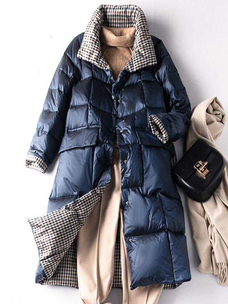 SEDUTMO Winter Long Down Jacke - Puffer Jacket Women Down ulasan dan harga