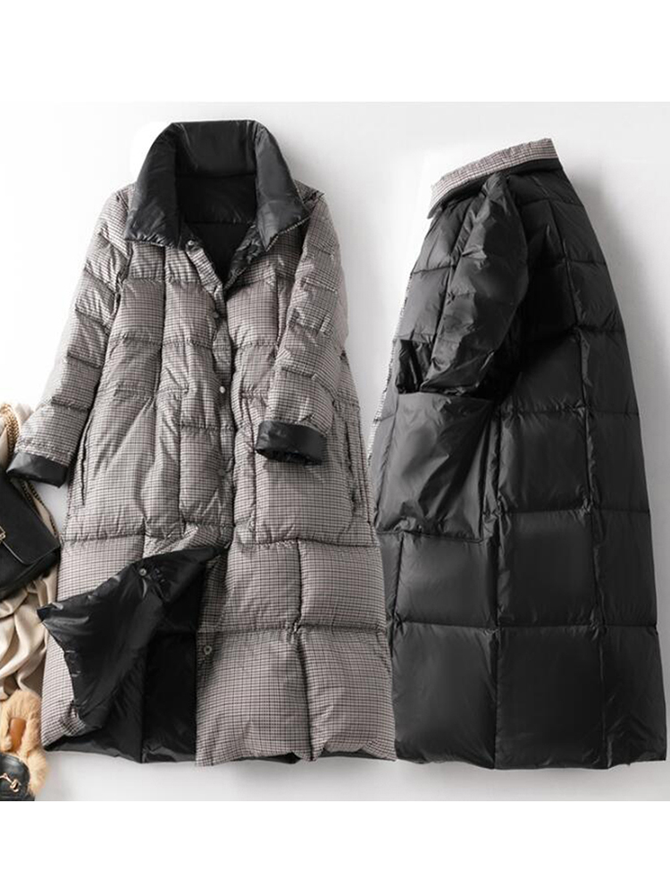 SEDUTMO Winter Long Down Jacke - Puffer Jacket Women Down ulasan dan harga