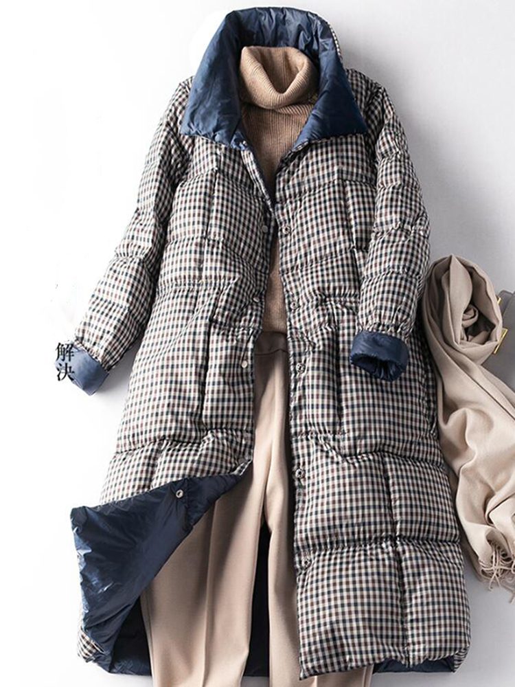 SEDUTMO Winter Long Down Jacke - Puffer Jacket Women Down ulasan dan harga