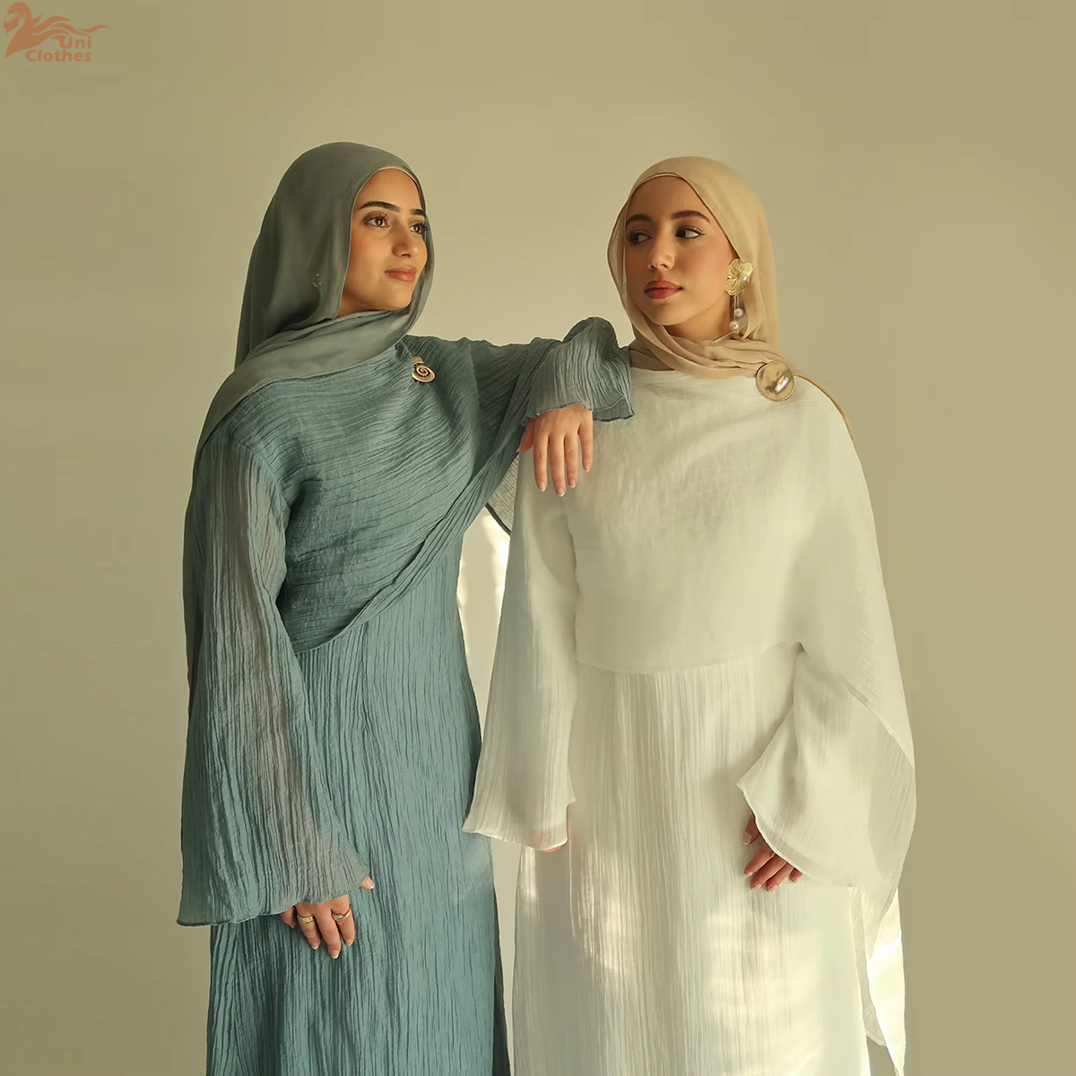 2025 New Pleated Fabric Elegan - Winter Clothing Dubai ulasan dan harga