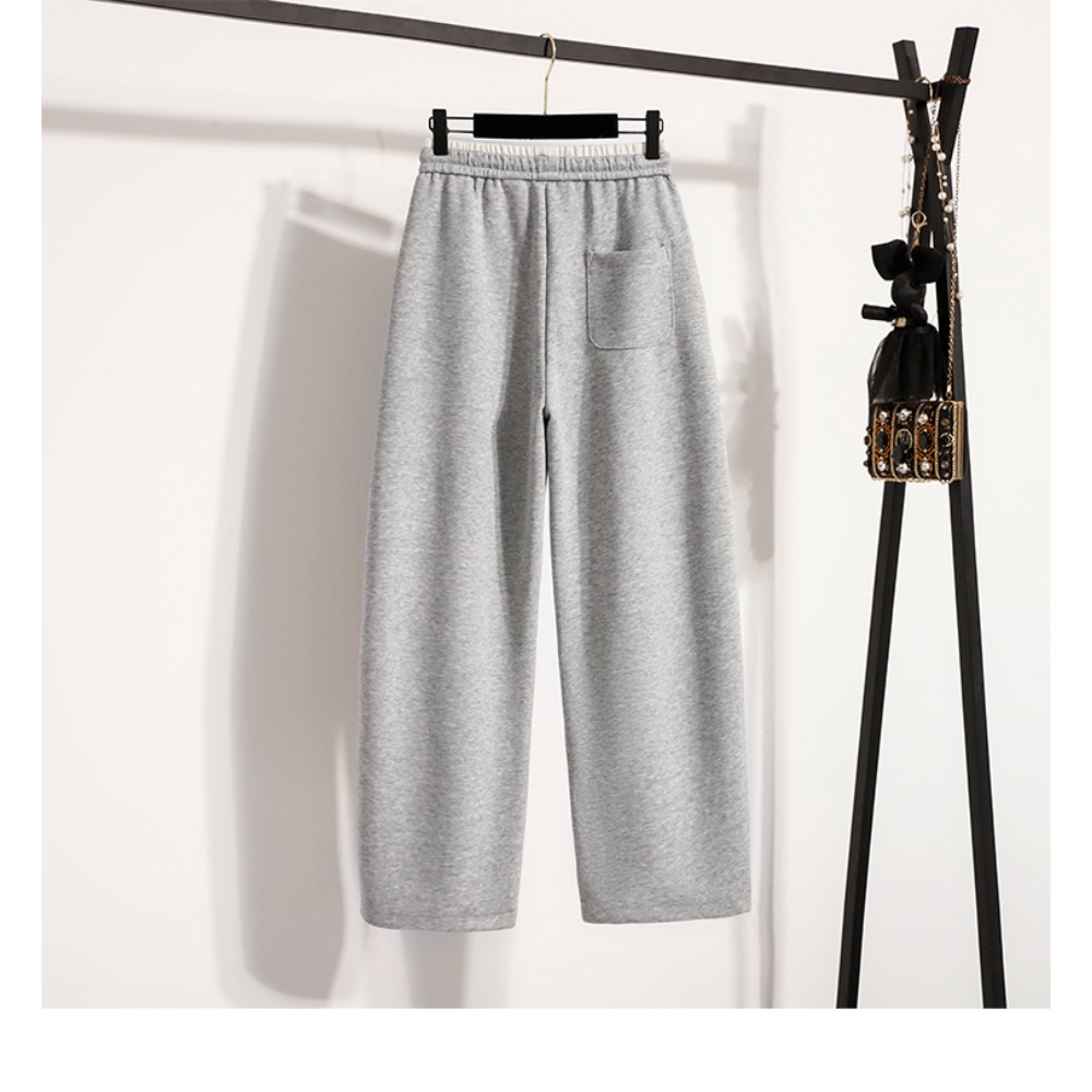 Casual High Waist Spliced Stra - Winter Clothing Korean ulasan dan harga