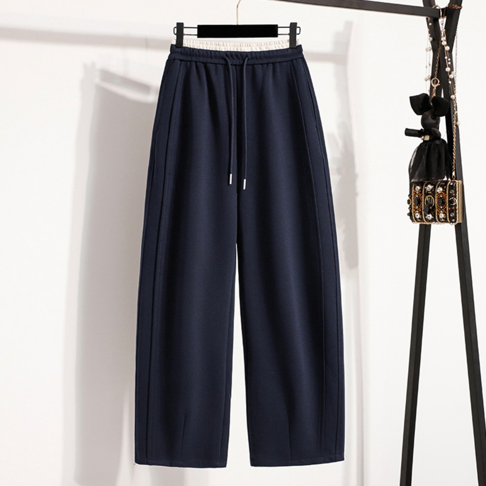 Casual High Waist Spliced Stra - Winter Clothing Korean ulasan dan harga