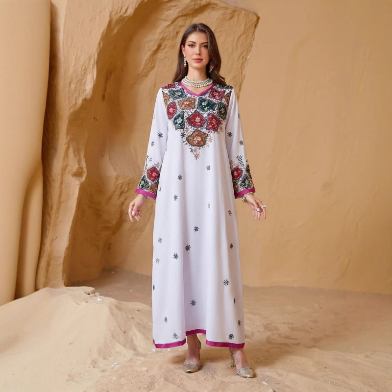 Ad251116 New Women's Embroider - Winter Clothing Dubai ulasan dan harga