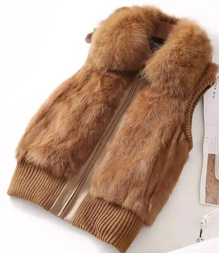 Real Rabbit Fur Coat For Women - Winter Clothing Offer ulasan dan harga